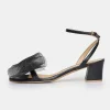 Source Unknown Shoes & Bags-Apogeo Tulle Bow Sandals, Black