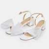 Source Unknown Shoes & Bags-Apogeo Tulle Bow Sandals, White