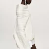 Source Unknown Accessories-Becca Oversized High Roll Knit Pullover, White