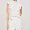 Source Unknown Clothing-Bubble Rib Knit, White