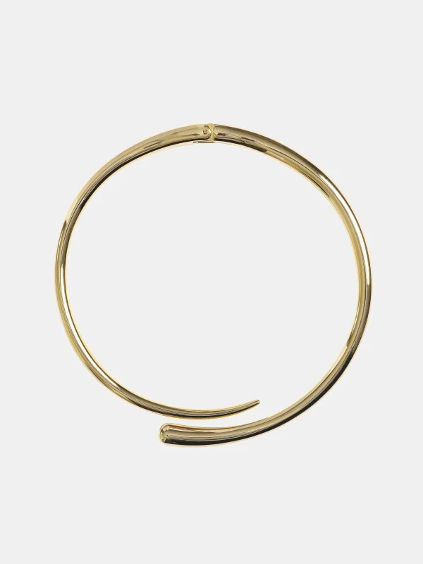 Source Unknown Clothing-Collar Choker, Gold