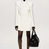 Source Unknown Outerwear-Corrin Wrap Blazer, Cream