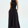 Source Unknown Dresses-Cotton Tank Dress, Black