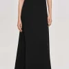 Source Unknown Dresses-Fitted Maxi Dress, Black