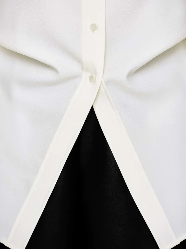 Source Unknown Accessories-Fitted Waist Shirt, Alabaster