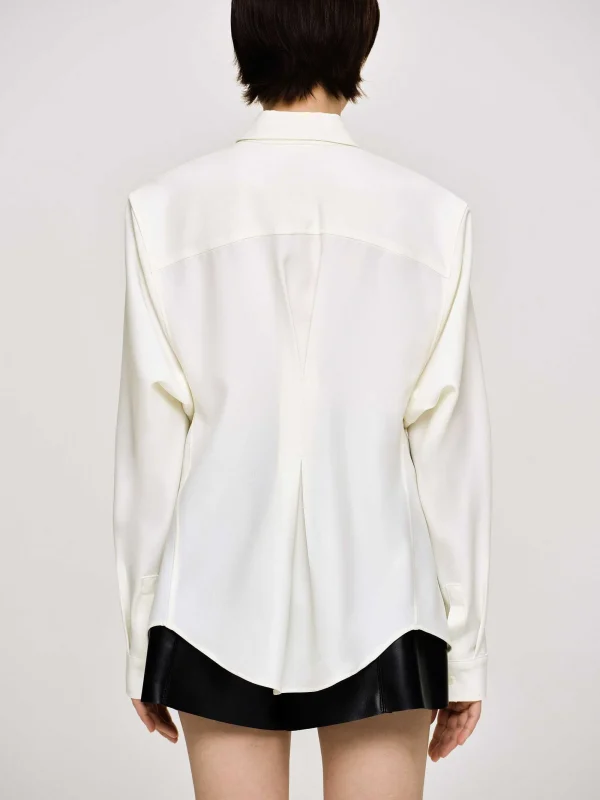 Source Unknown Accessories-Fitted Waist Shirt, Alabaster