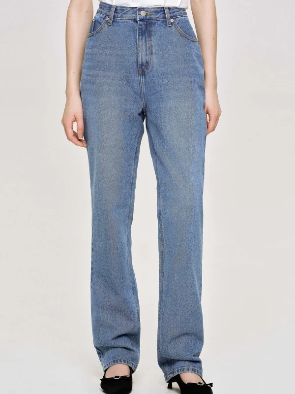 Source Unknown Denim-Full-Length Slim Jeans, Medium Blue