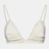 Source Unknown Tops-Heart Neck Cotton Bra Top, Canvas