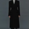 Source Unknown Clothing-Holin Hourglass Coat, Black