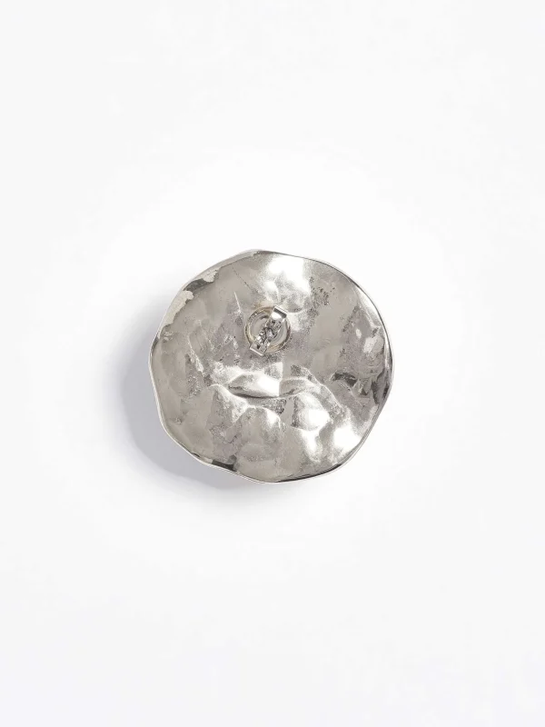 Source Unknown Accessories-Jardin Stud Earrings, Silver