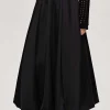 Source Unknown Clothing-Kaleido Puffball Skirt, Black