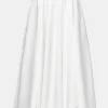 Source Unknown Bottoms-Kaleido Puffball Skirt, White