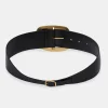 Source Unknown Accessories-Large Pin-Buckle Belt, Black