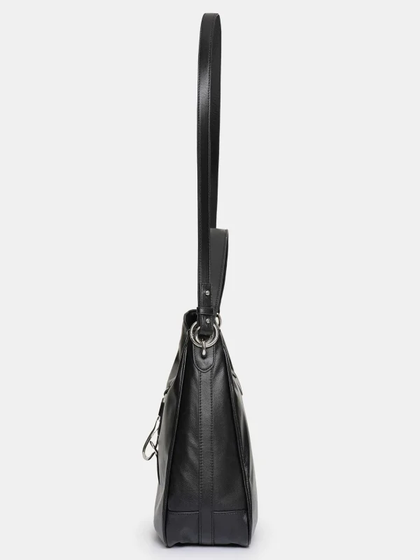 Source Unknown Shoes & Bags-Leather Hobo Bag, Black