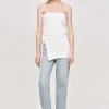 Source Unknown Knitwear-Long Split Rib Knit, White