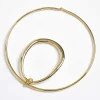 Source Unknown Clothing-Loop Choker, Gold