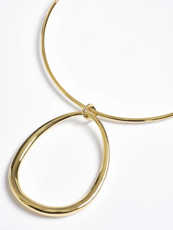 Source Unknown Accessories-Loop Choker, Gold