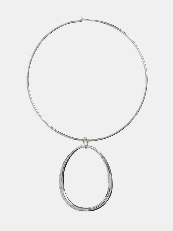 Source Unknown Accessories-Loop Choker, Silver