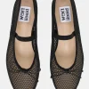 Source Unknown Shoes & Bags-Mary Jane Mesh Ballet Flats, Black