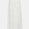 Source Unknown Clothing-Ocelia Drop Waist Maxi Skirt, White