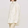 Source Unknown Accessories-Over-Fit Jacquard Shirt, Parchment