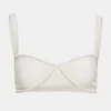 Source Unknown Clothing-Rib Knit Bra, White