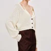 Source Unknown Clothing-Scoop Neck Knit, Almond