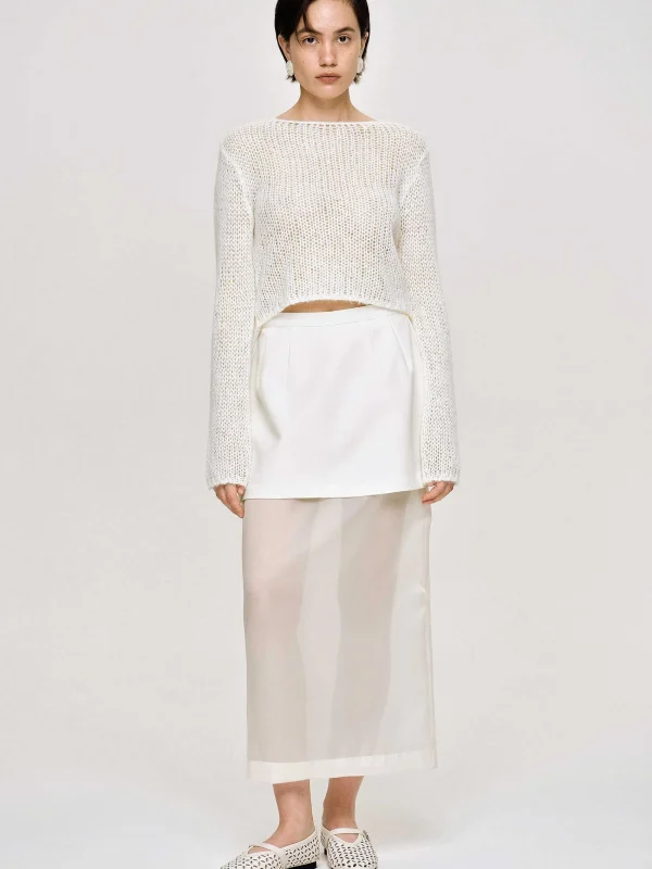 Source Unknown Knitwear-Semi-Sheer Knit, Birch