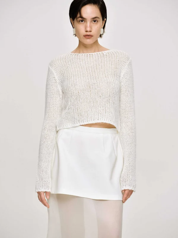 Source Unknown Co-Ords-Semi-Sheer Knit, Birch