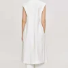 Source Unknown Outerwear-Sleeveless Long Blazer, White