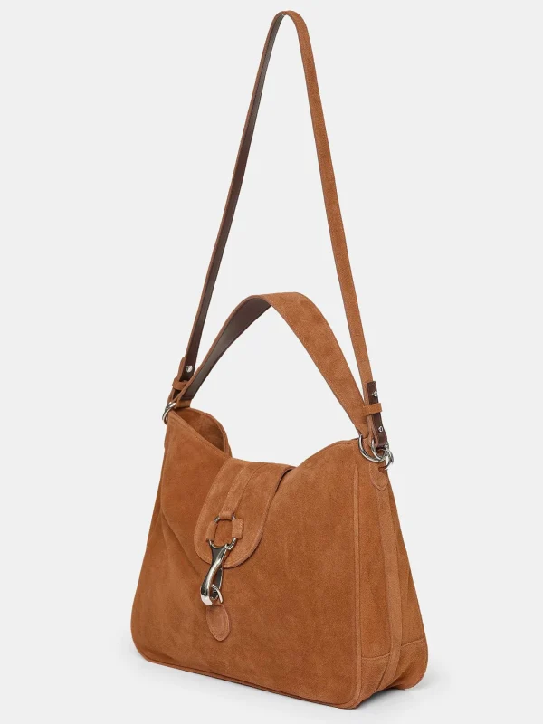 Source Unknown Shoes & Bags-Suede Hobo Bag, Copper