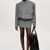 Source Unknown Accessories-Suit Bomber Jacket, Dove