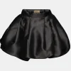 Source Unknown Bottoms-Suki Bubble Hem Miniskirt, Black