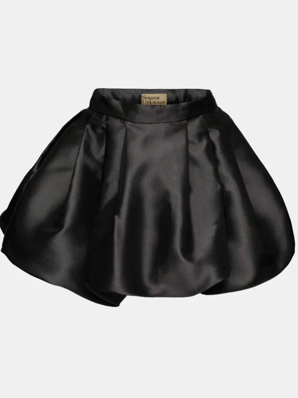 Source Unknown Bottoms-Suki Bubble Hem Miniskirt, Black