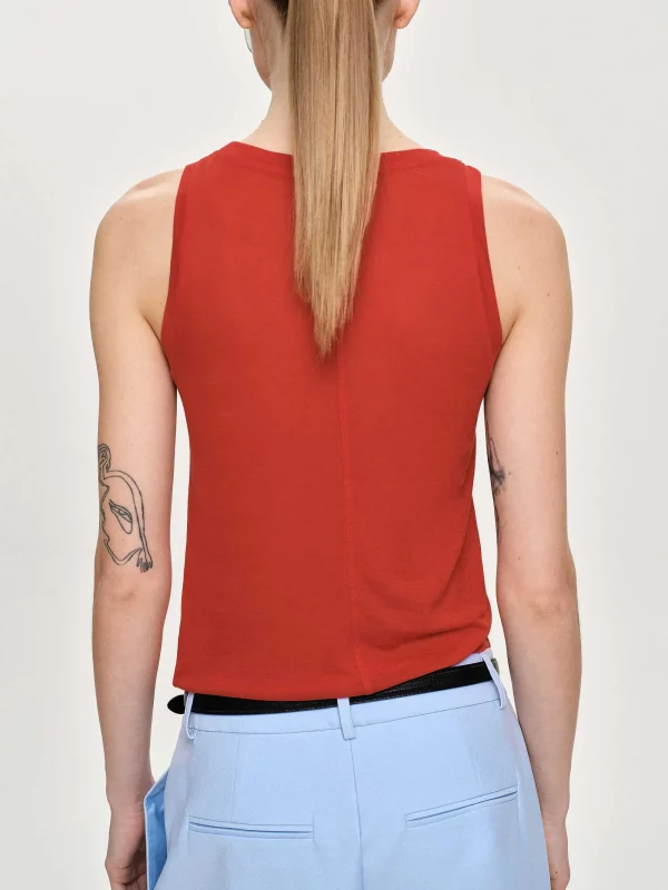 Source Unknown Accessories-Tancel Tank Top, Red