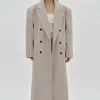 Source Unknown Outerwear-Wallis Oversized Grandpa Coat, Beige