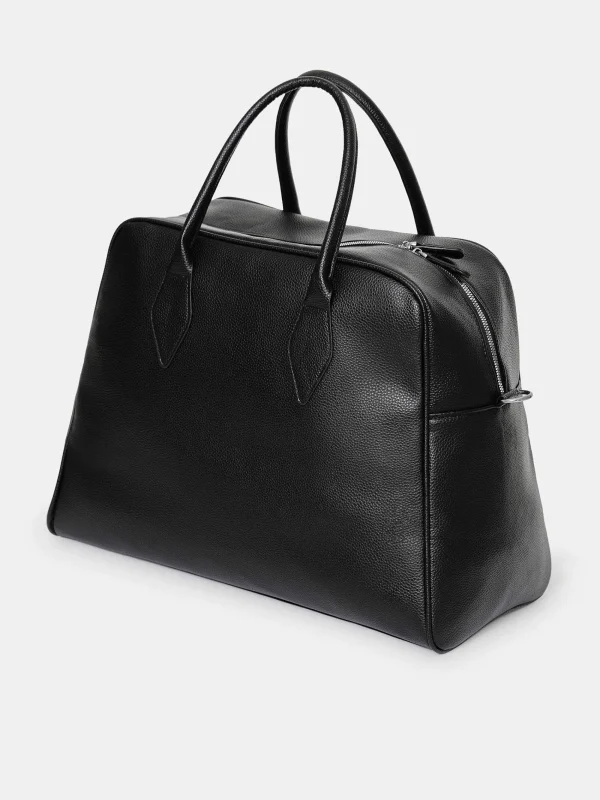 Source Unknown Shoes & Bags-Xlarge Weekender Faux-Leather Bag, Black